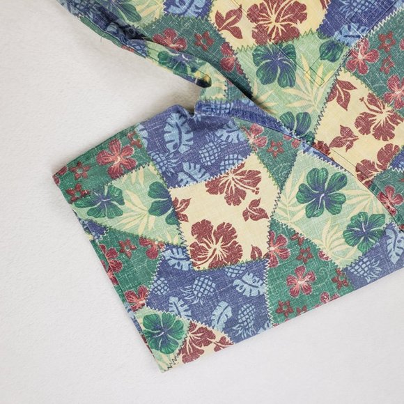 Reyn Spooner Vintage Hawaiian Shirt Mens Large XL - Picture 3 of 8